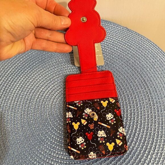 Disney Parks Mickey Mouse Food Icons Card Wallet NWT - Picture 5 of 6